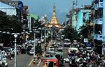 Busy Yangon Street